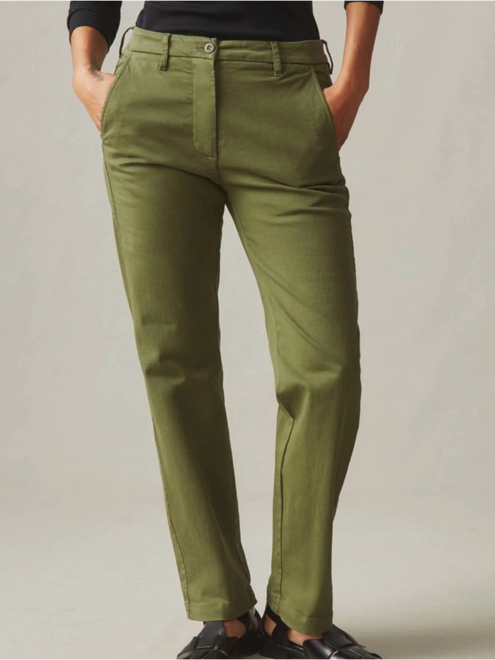 Banana Republic Olive Chinos - Straight Leg Women’s Size 12